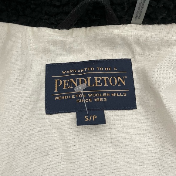 Pendleton Men's River Rock Sherpa Fleece Jacket Black Size Small - Picture 11 of 15